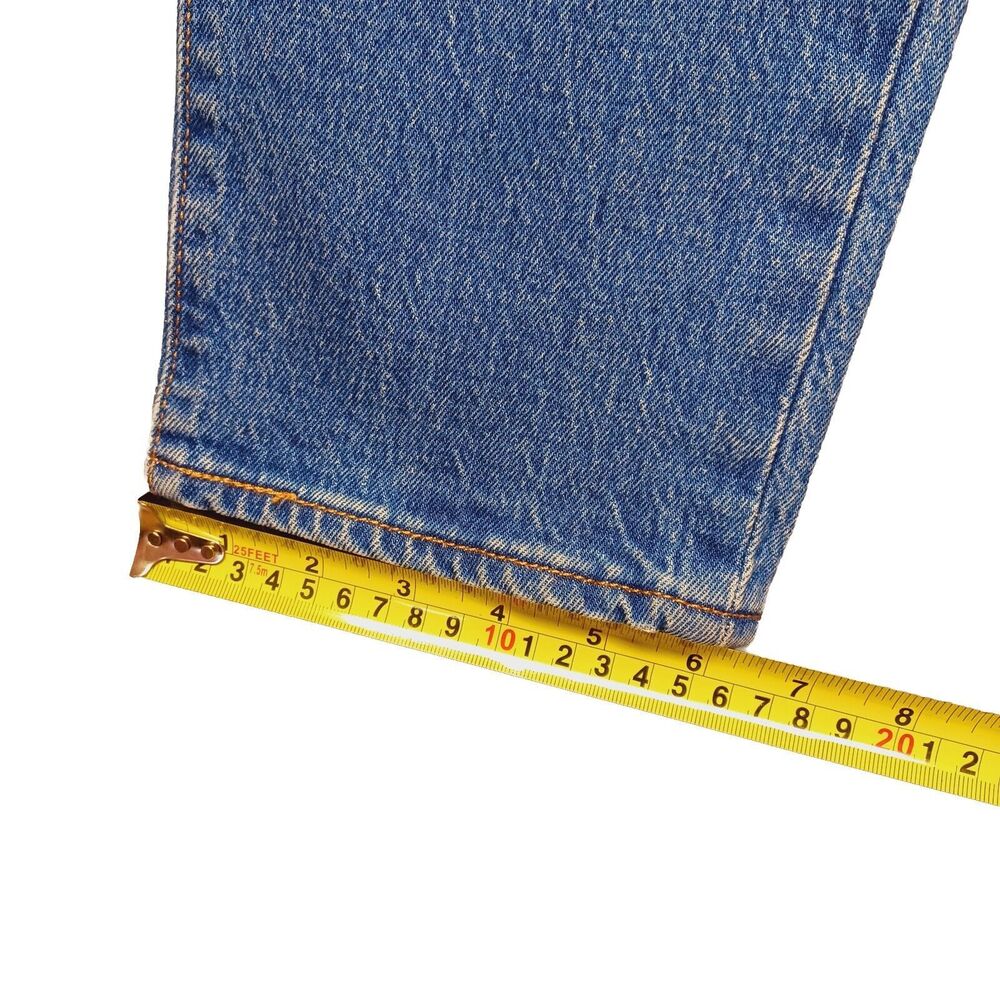 Levi's Premium Big E Wedgie Straight Buttonfly Jeans Women's Size 25 - Picture 11 of 13
